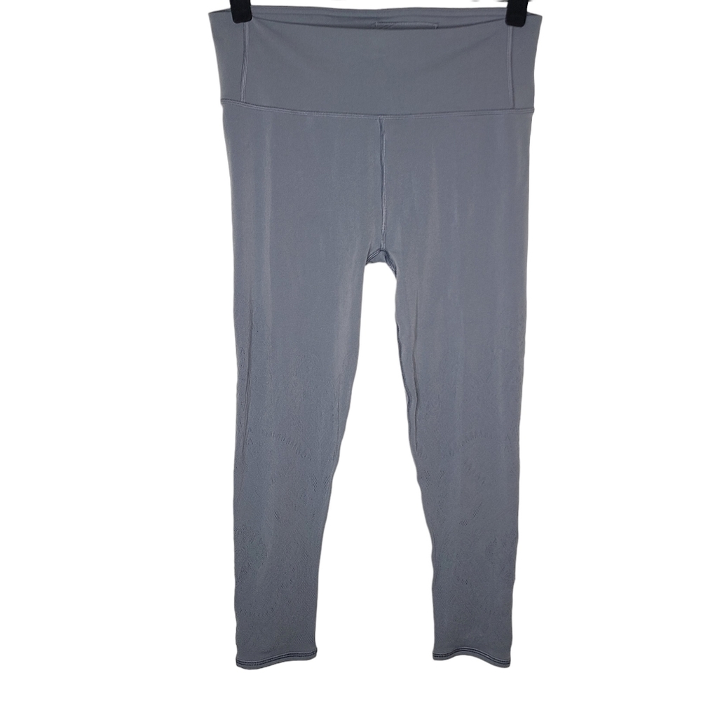 Lululemon Reveal Crop *Zen Expression Solar Grey W6AZWS Size 12